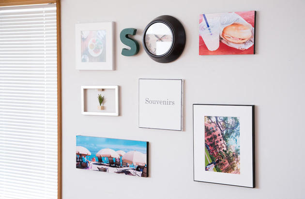ラインを意識!複数枚の写真を簡単におしゃれに飾るコツ
