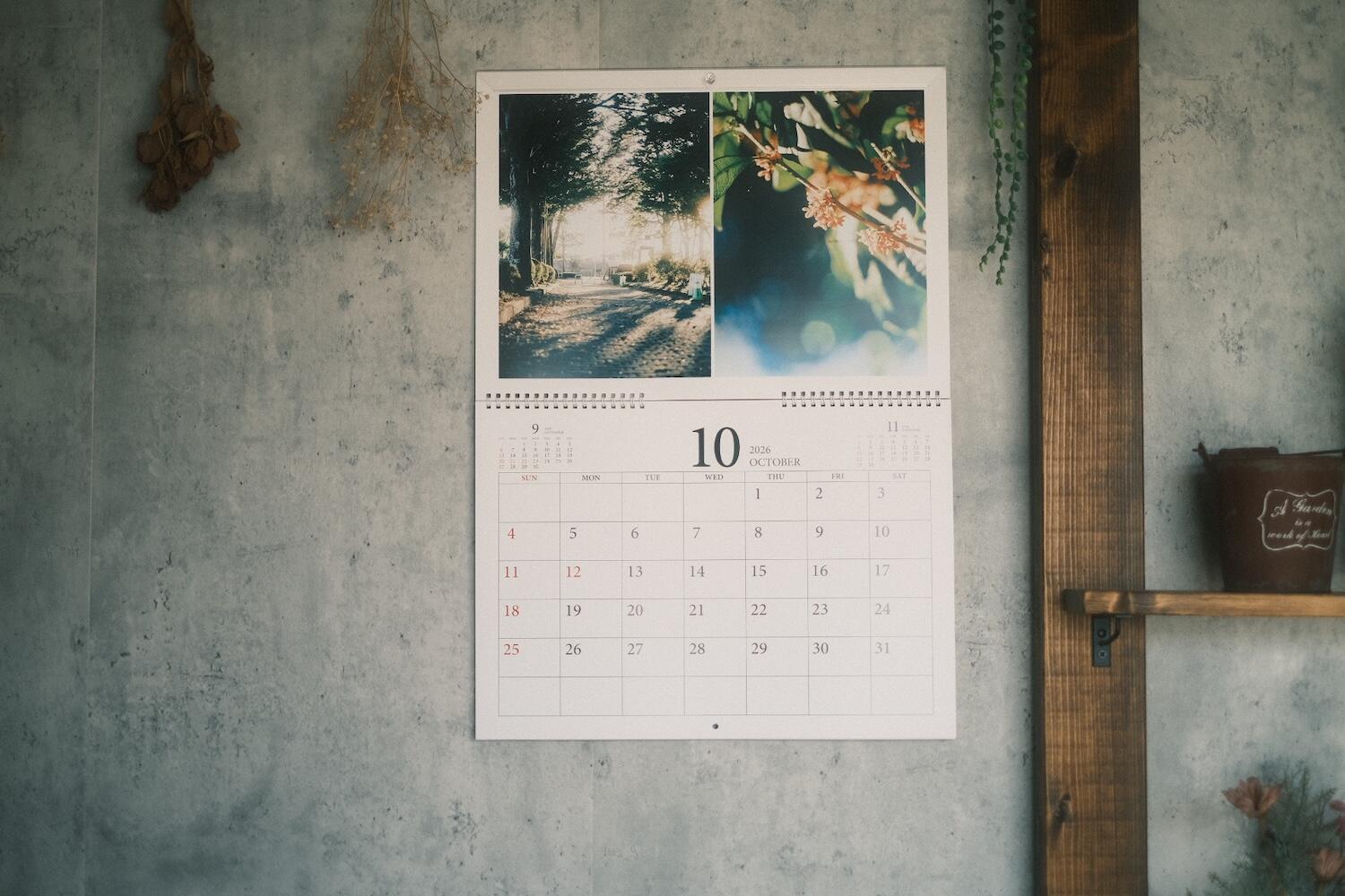 フォトグラファーTKさんのA2壁掛けフォトカレンダー