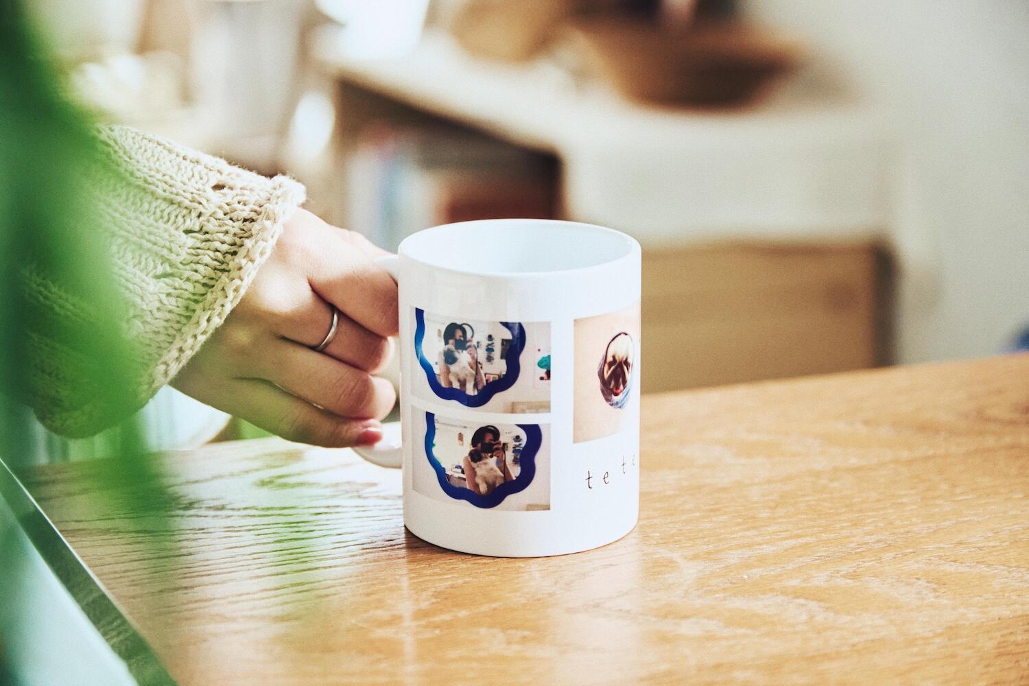 アルバム風マグカップ