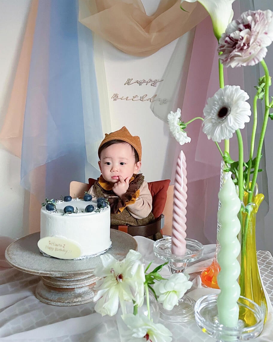 1歳バースデーフォトアイデア