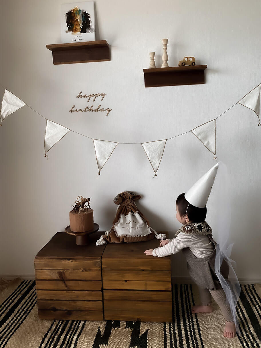 1歳バースデーフォトアイデア