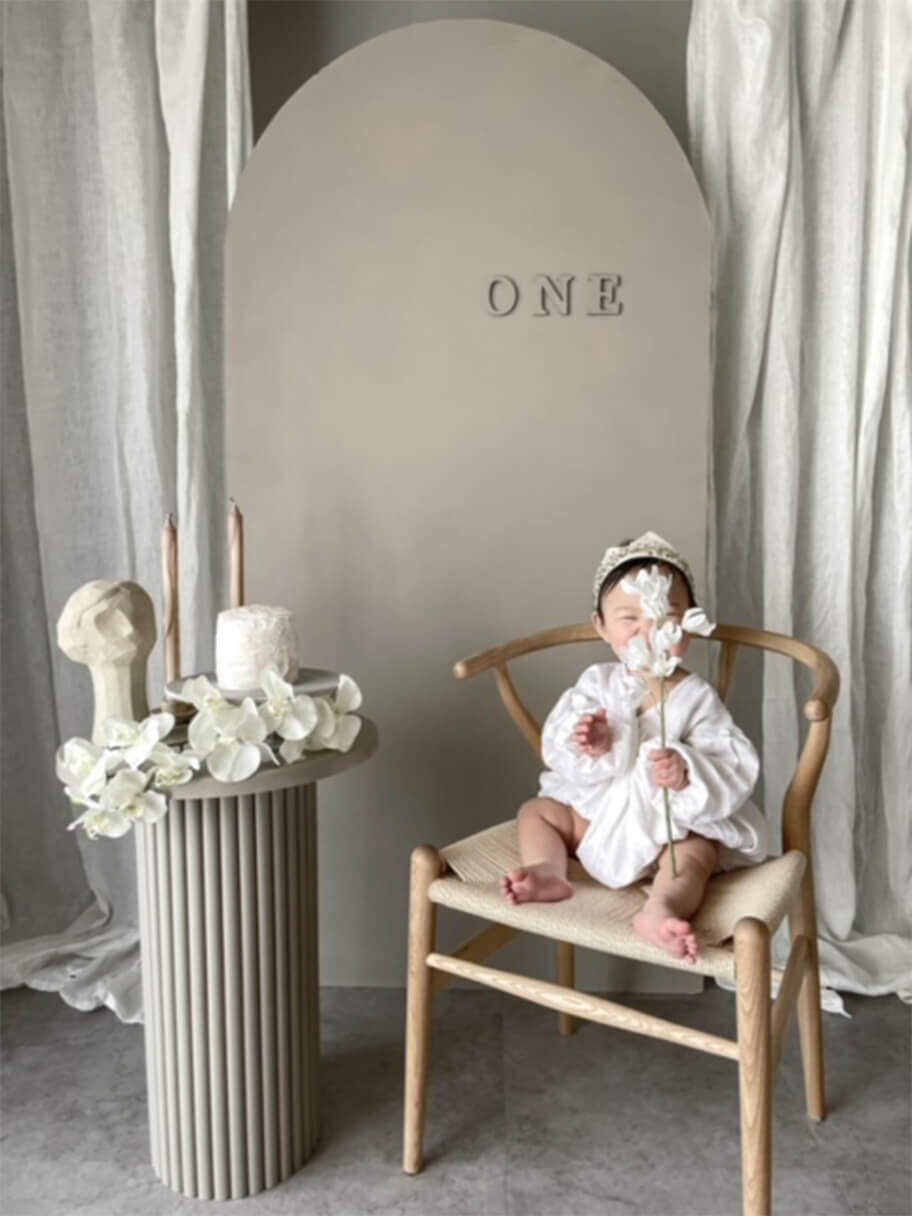 1歳バースデーフォトアイデア