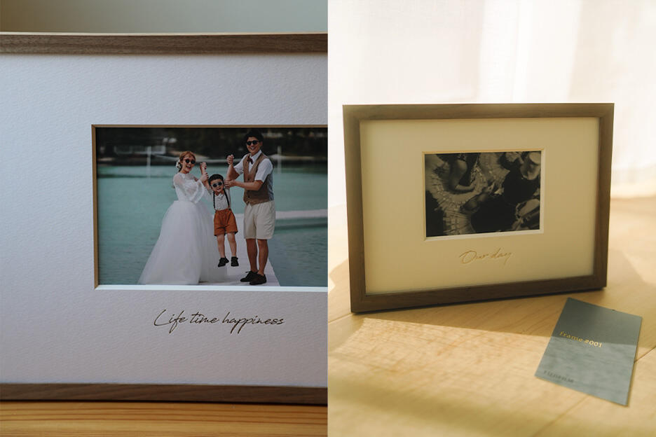 飾れるフレーム付き写真プリント「frame #001」