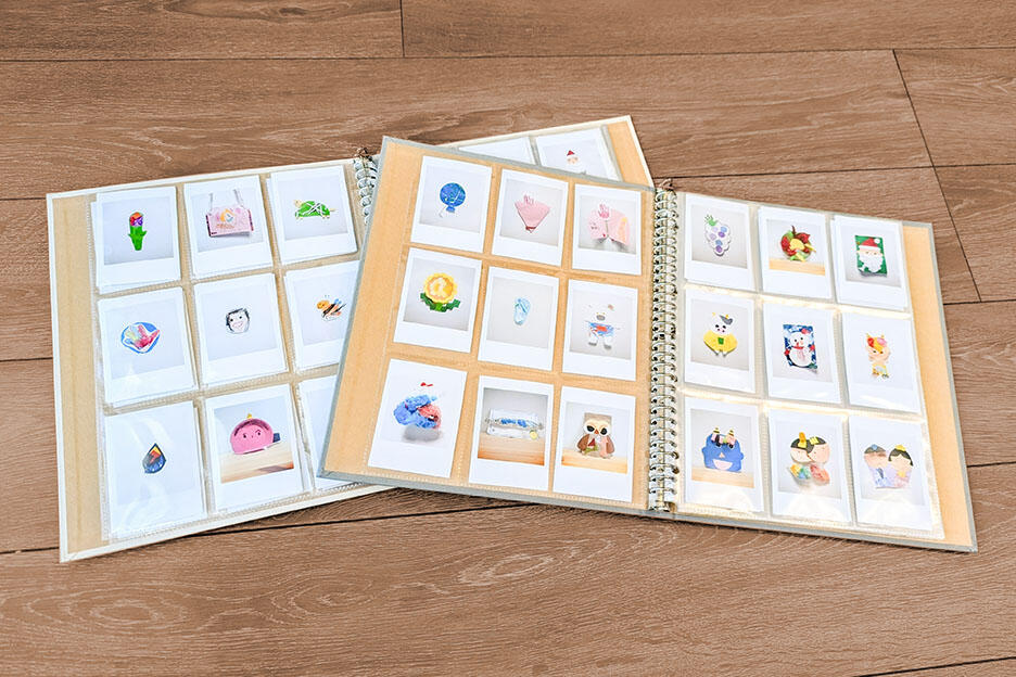 子どもの工作と絵の整理整頓アイデア