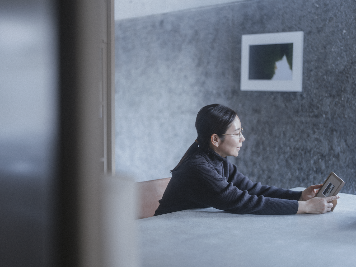 丸尾和穂さんの愛猫ノンタンの写真が見る様子