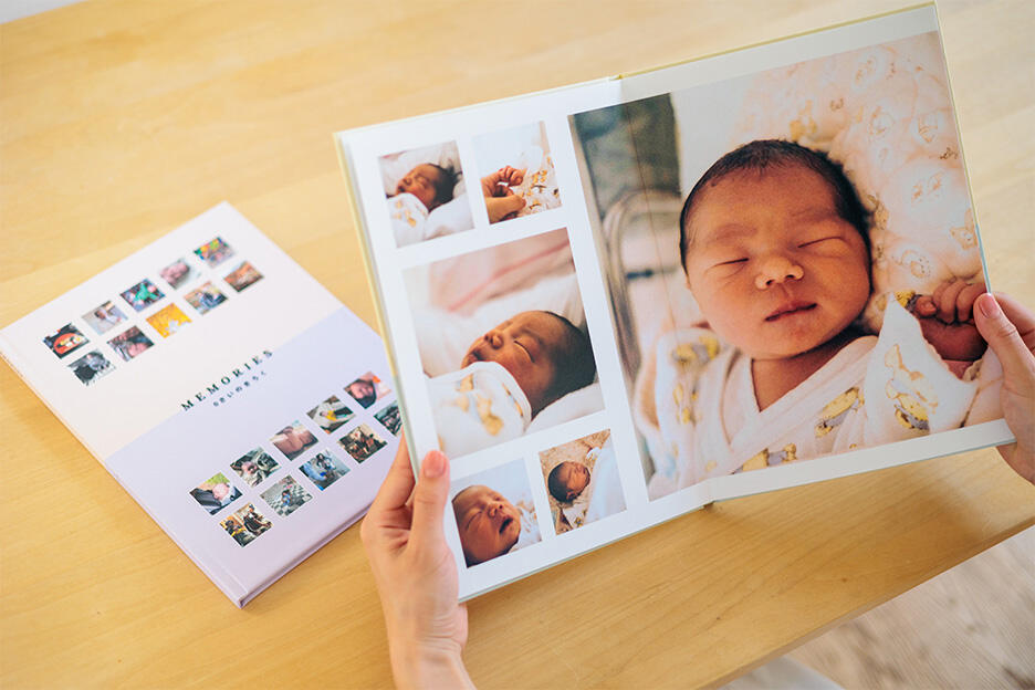 里帰り出産のお礼に:フォトブック