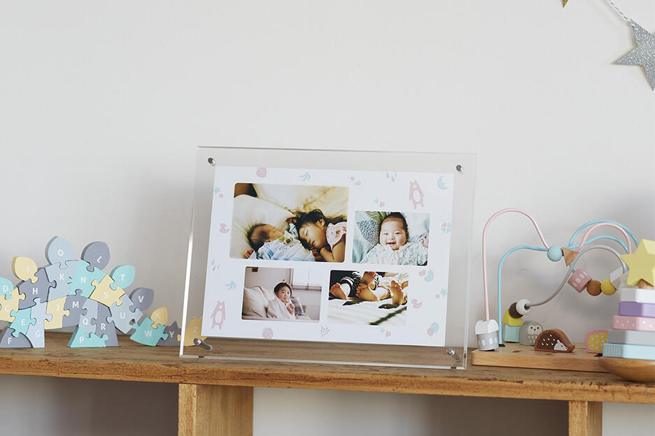 里帰り出産のお礼に:コラージュ