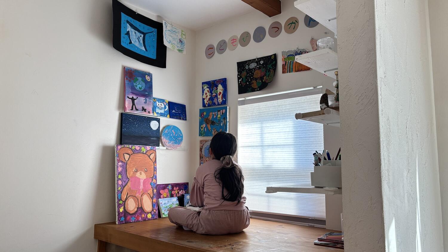 teko.ieさんのお子さんの「こどもびじゅつかん」