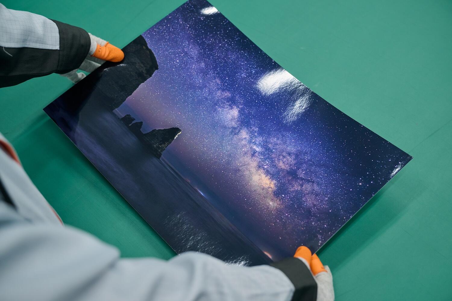 印画紙「パール」にプリントした富士フイルム「プレミアムプリント」