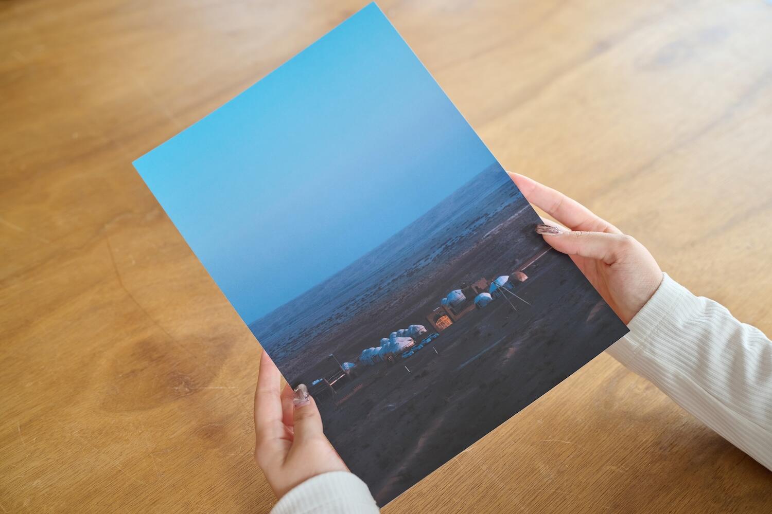 富士フイルム「プレミアムプリント」の「ラスター（微粒面／半光沢）」
