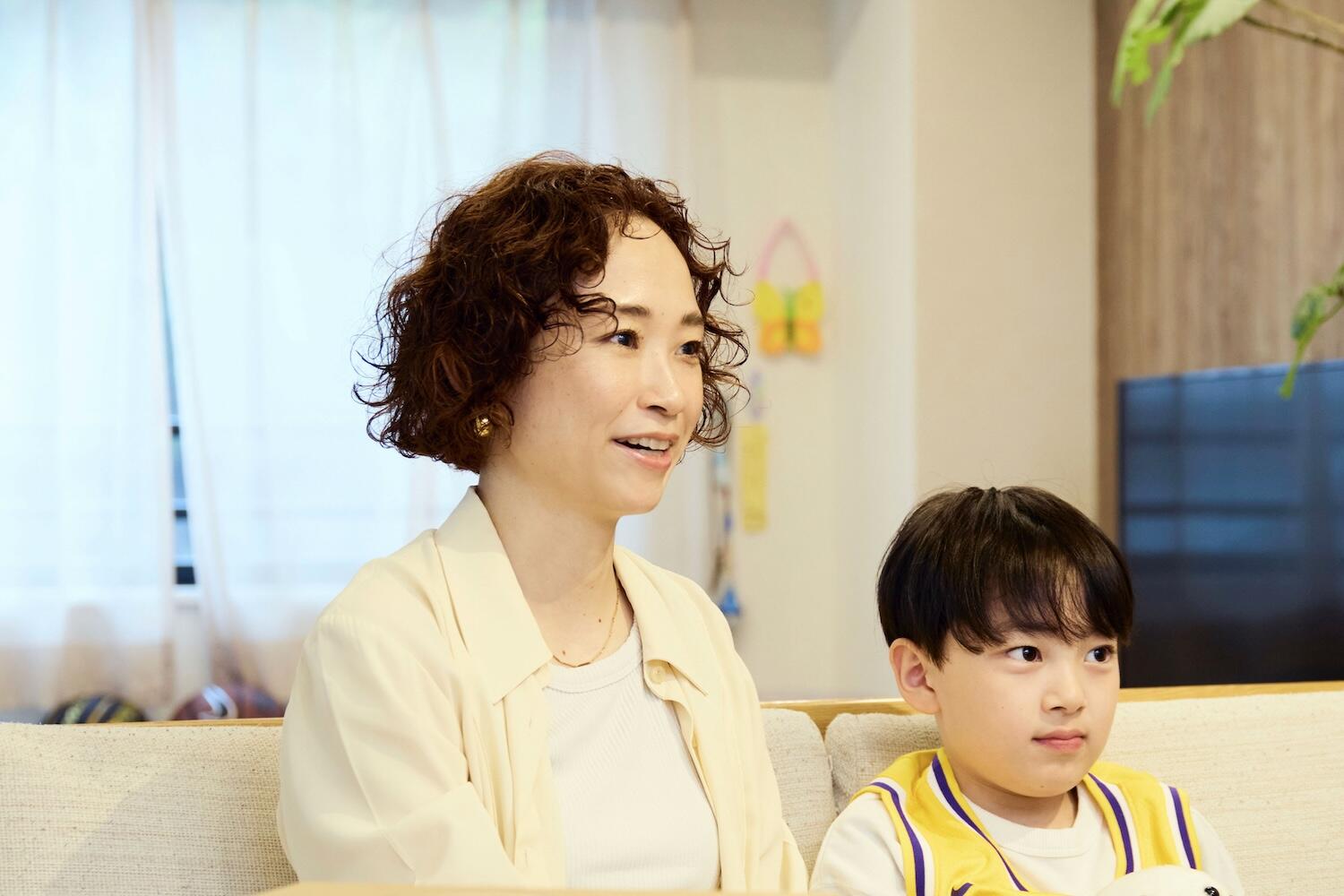 上條さんと息子のせいたろうくん