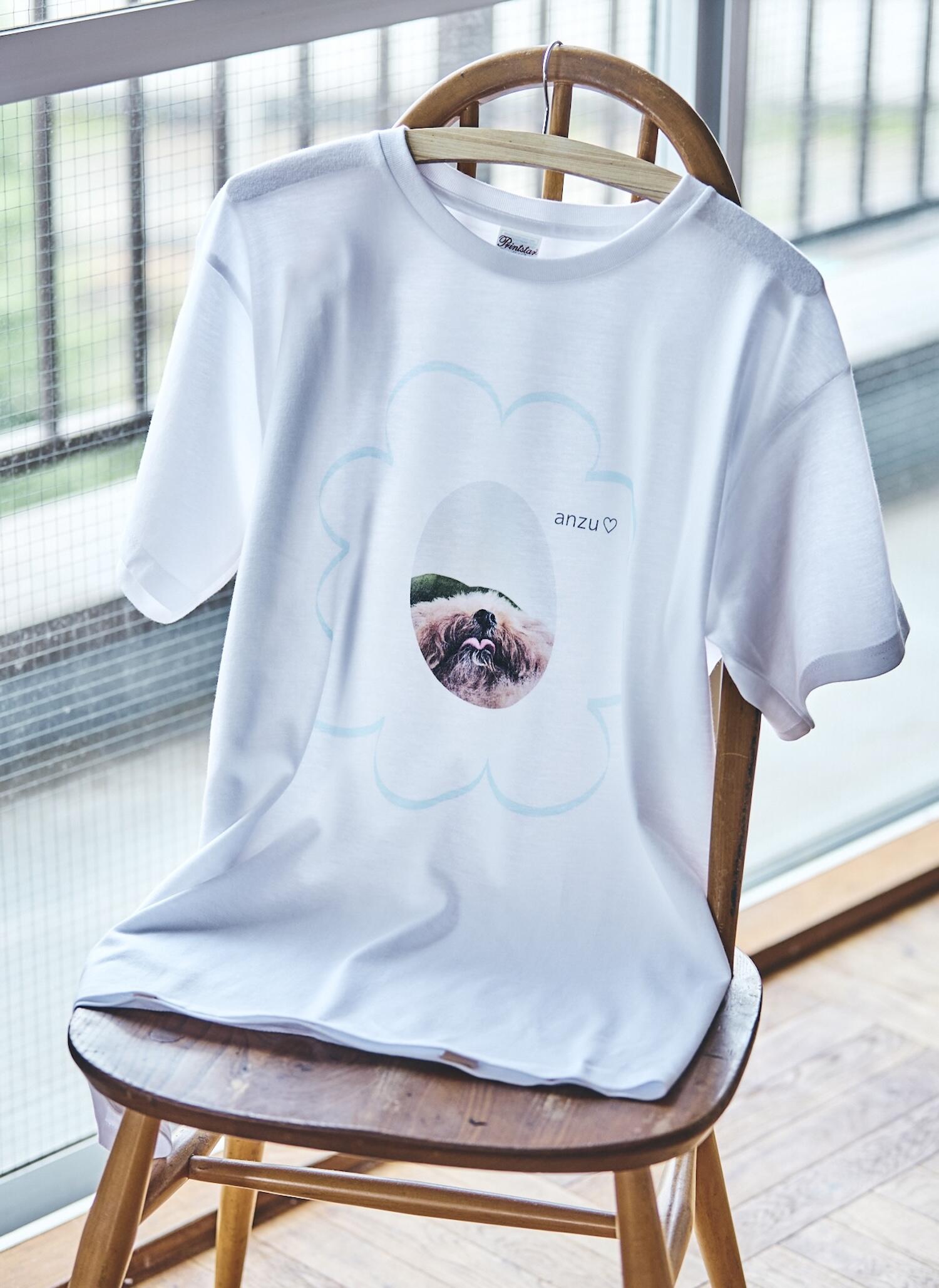 富士フイルムのオリジナルテンプレートを使用したフォトTシャツ