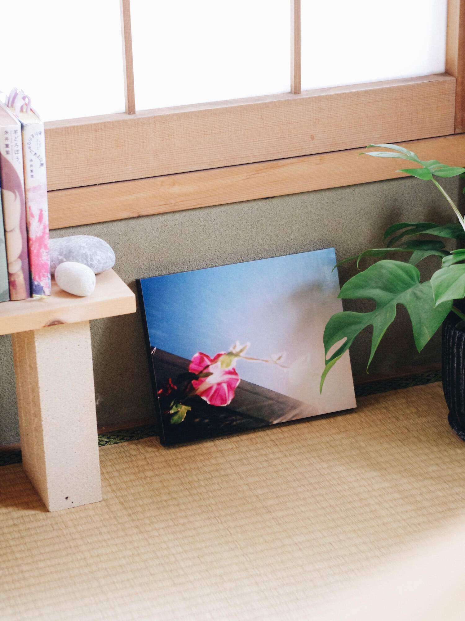 畳とウォールデコ